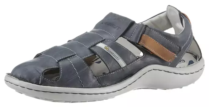 Сандалии KRISBUT, летняя обувь, обувь на липучке, сандалии для отдыха, с застежкой-липучкой, коричневый