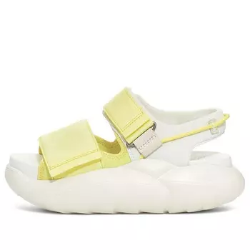 Сандалии la cloud strap flatform sandal 'neon green white' Ugg, зеленый