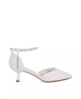 Сандалии Laika Lace на каблуке-рюмочке Rag & Co, белый