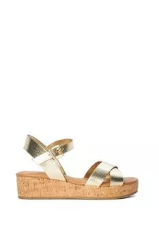 Сандалии "Лани" Dune London, металлик