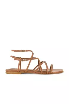 Сандалии Larroude Naomi Flat, цвет Caramel