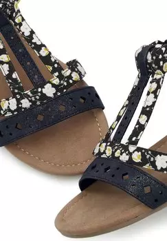 Сандалии LASCANA, черные