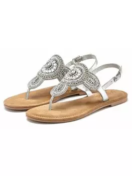 Сандалии LASCANA, цвет silberfarben