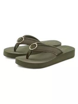 Сандалии LASCANA, оливковый