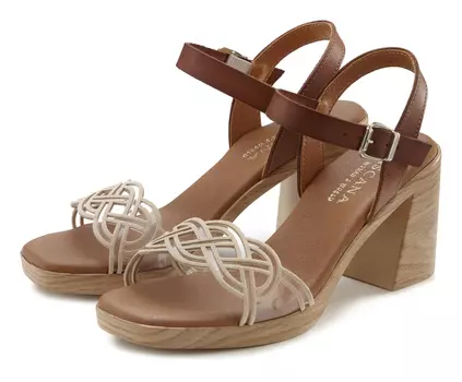 Сандалии LASCANA Riemchensandalette, кэмел