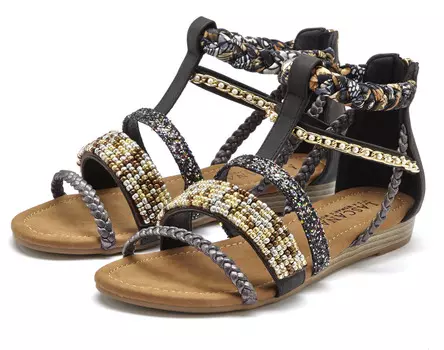 Сандалии LASCANA Sandale, черный