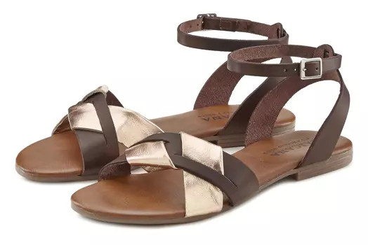 Сандалии LASCANA Sandale, коричневый