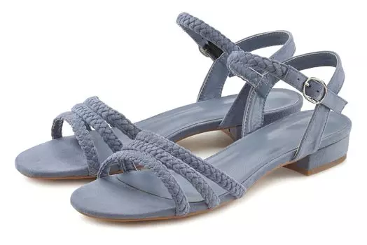 Сандалии LASCANA Sandale, светло-синий