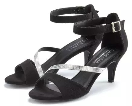 Сандалии LASCANA Sandalette, черный