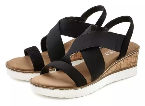 Сандалии LASCANA Sandalette, черный