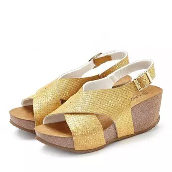 Сандалии LASCANA Sandalette, цвет curry-gelb