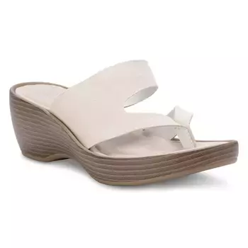 Сандалии Laurel с эффектом памяти на танкетке Eastland, белый