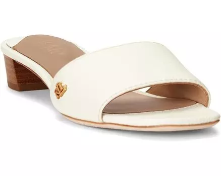 Сандалии LAUREN Ralph Lauren Fay Tumbled Leather, цвет Vanilla