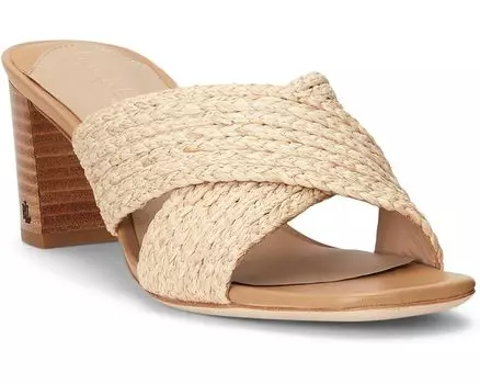 Сандалии LAUREN Ralph Lauren Freddi Raffia, коричневый