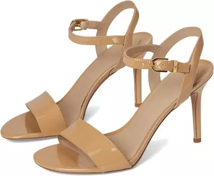 Сандалии Lauren Ralph Lauren Gwen Crinkle Patent Leather Sandals, цвет Buff