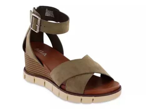Сандалии Lauri Wedge Sandal Mia, темно-зеленый