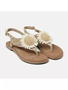 Сандалии Lazamani, бежевый