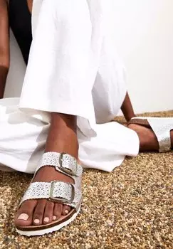 Сандалии LAZER CUT STRAP New Look, серебряный