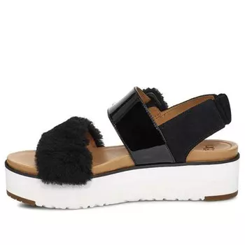 Сандалии ле флуфф Ugg, черный