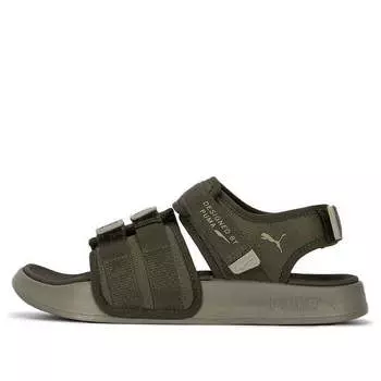 Сандалии leadcat city sandal 'green moss' Puma, зеленый