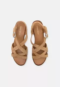 Сандалии LEATHER Anna Field, бежевый