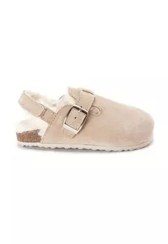 Сандалии LEATHER CORKBED MULE SLIPPERS Next, цвет beige natural