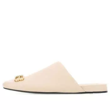Сандалии leather cosy slipper 'sand' Balenciaga, бежевый