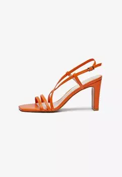 Сандалии LEATHER - High heeled sandals Zign, оранжевый