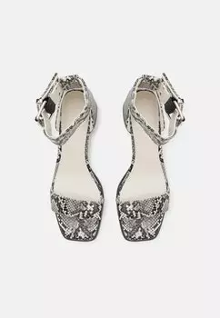 Сандалии Leather Zign, черный/белый