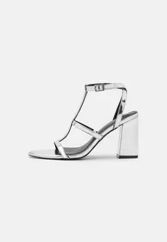 Сандалии LEATHER Zign Studio, серебристый