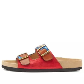 Сандалии Lelik с пряжкой в виде пламени Isabel Marant toile, мультиколор