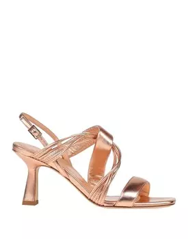 Сандалии Lella Baldi, розовое золото
