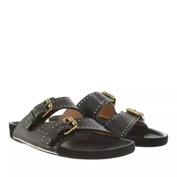 Сандалии lennyo slides Isabel Marant, черный