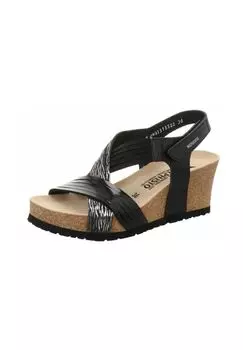 Сандалии Leonia Зебра MEPHISTO, черный