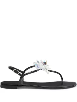 Сандалии Летиции Giuseppe Zanotti, черный