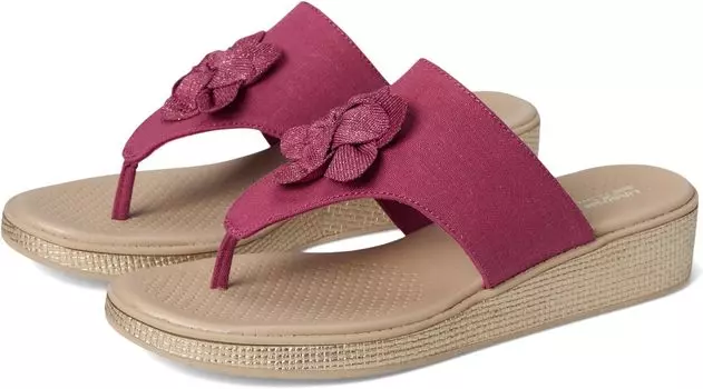 Сандалии LifeStride Bloom Thongs, цвет Dusty Rose Denim Fabric