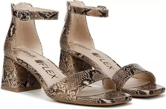 Сандалии LifeStride Cassidy Ankle Strap Dress Sandals, цвет Hazelnut Snake