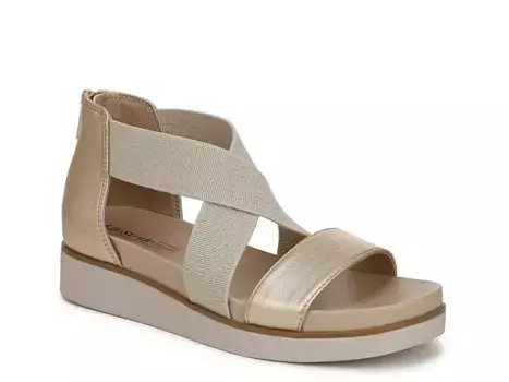 Сандалии LifeStride Giselle, золотистый металлик/серо-коричневый