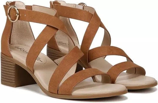Сандалии LifeStride Heritage Strappy Block Heel Dress Sandals, цвет Tan