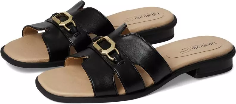 Сандалии LifeStride Royaltybit, цвет Black Faux Leather