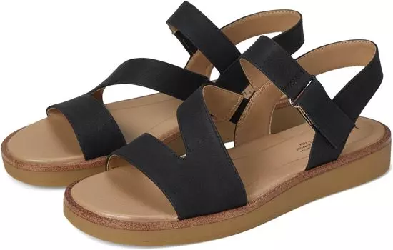 Сандалии LifeStride Waverly Sandals, цвет Black Faux Leather