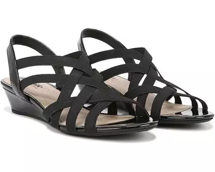 Сандалии LifeStride Yung Strappy Wedge Sandals, черный
