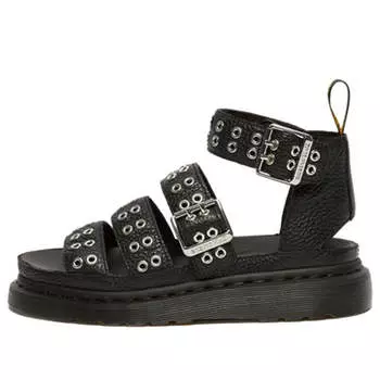 Сандалии lightweight sponge cake bottom sandals black Dr. Martens, черный