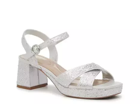 Сандалии Liliena Platform Sandal Kelly & Katie, серебряный/металлик
