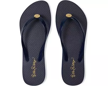 Сандалии Lilly Pulitzer Pool Flip-Flop, цвет True Navy