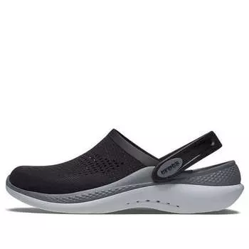Сандалии literide 360 clogs 'black grey' Crocs, черный