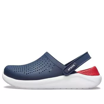 Сандалии literide shoe beach sandals blue red Crocs, синий