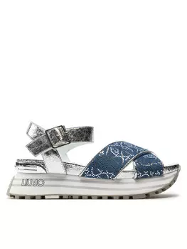 Сандалии Liu Jo Dunkelblau, серебристый/темно-синий