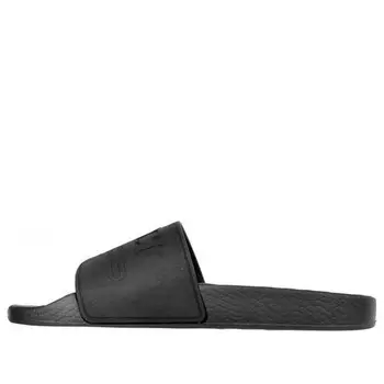 Сандалии logo rubber slide 'black' Gucci, черный