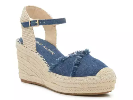 Сандалии London Wedge Sandal Anne Klein, синий